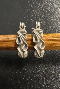ヴィンテージ　メキシコジュエリー　フープピアス