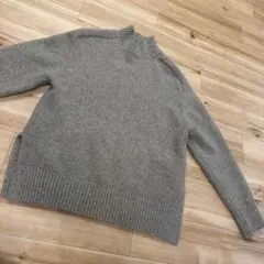 【美品】Zara/ハイネックニット/グレー