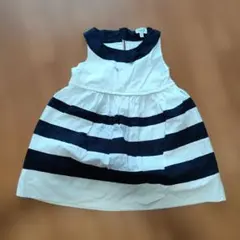 Armani Junior ストライプ ノースリーブワンピース 4Aのサムネイル
