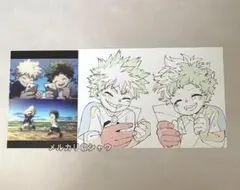 爆豪勝己 緑谷出久 カード２種セット 僕のヒーローアカデミア ヒロアカ