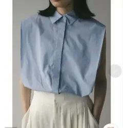 STYLEMIXER ドルマンハーフスリーブシャツ サックスブルー 半袖 シャツ