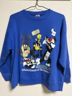 90s USA製　Warner Bros Looney Tunes スウェットのサムネイル