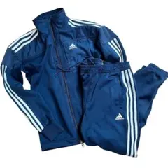 【早い者勝ち】人気adidas メンズ　セットアップ　ネイビー