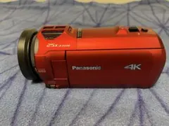 【ほぼ新品】Panasonic HC-VX992MS 赤 4Kビデオカメラ 本体 Amazon | パナソニック 4K ビデオカメラ 64GB 光学20倍ズーム