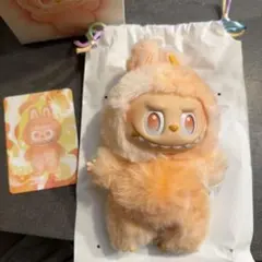 POPMARTエナジーラブブ　happiness ぬいぐるみペンダント