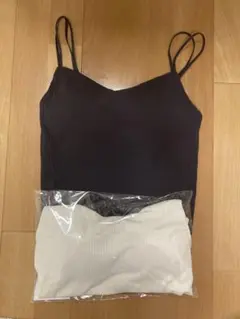 【新品・2枚組】tu-hacci 楽盛りブラトップ カップ付キャミソール