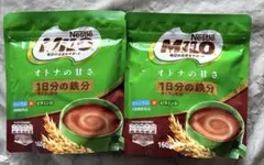 ネスレ ミロ オトナの甘さ 1日分の鉄分 160g 2袋セットのサムネイル