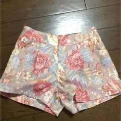 【美品】one way♡花柄 ショートパンツ