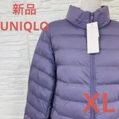 UNIQLOレディース パフテック ジャケット パープル ユニクロXL 紫のサムネイル