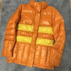 MONCLER ダウンジャケット オレンジ・イエロー サイズ2 茶タグ