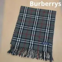 本日早者勝❣️再出品前⚠️Burberrys マフラー 100%ラムウール