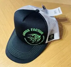 クロスファクター メッシュキャップ 黒/白