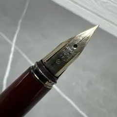 昭和レトロ PILOT パイロットL 万年筆 14K 586 赤 廃盤品 - メルカリ