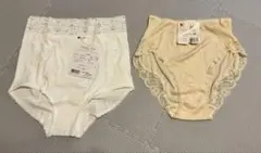 ワコール　ショーツセット（アイボリー・ベージュ）Ｌサイズ