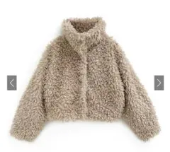 グレイル 2Way襟プードルファーコート[ask79]