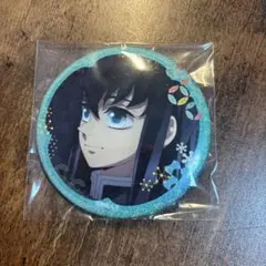 鬼滅の刃　グリッター缶バッジ　時透無一郎
