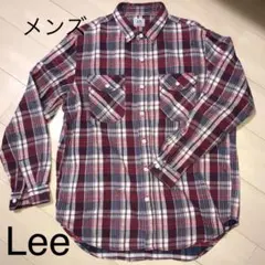 チェックシャツ フランネルシャツ　Lee 古着