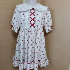 Angelic Pretty Dolly Heart ワンピース 赤 ハート柄 - メルカリ