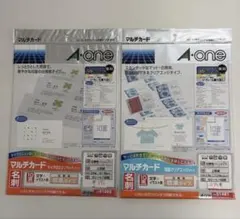 【A-one 】マルチカード　16シート（160面）