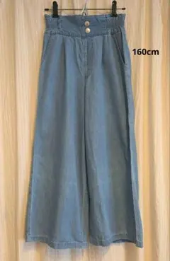 デニムワイドパンツ☆160cm