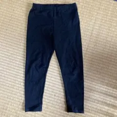 十分丈レギンスパンツ ブラック 110cm 無印　無印良品のサムネイル