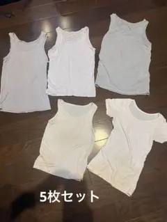UNIQLO ユニクロ　エアリズム　タンクトップ 5枚セット 110 メッシュ