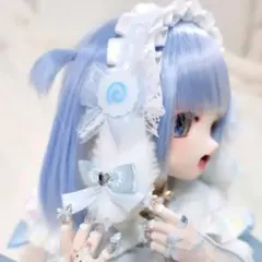 MDD imomodoll 10cmぬい ヘッドドレス【なるとちゃん！】水色
