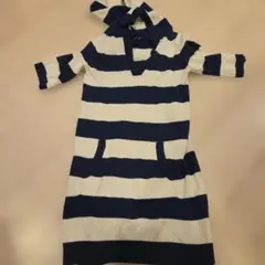 GapKids フード付きストライプトップス 150/160