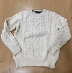 ケーブルニット レディース