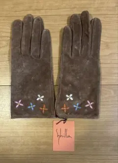 Sybilla（シビラ） 手袋 豚革ブラウン