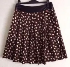【新品、未使用品】ボックス プリーツ 花柄 スカート  ☆最終値下げ