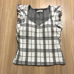 デイライルノアール チェック柄 タンクトップパッド付きのサムネイル