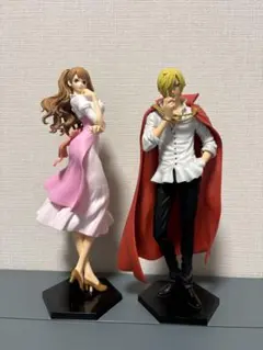 ワンピース　フィギュアセット　サンジ　プリン