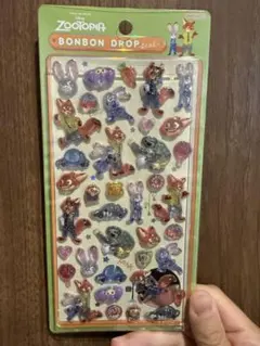 【正規品】人気商品 ズートピア ボンボンドロップシール
