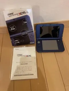 Newニンテンドー3DS LL 本体 メタリックブルー　カメラNG