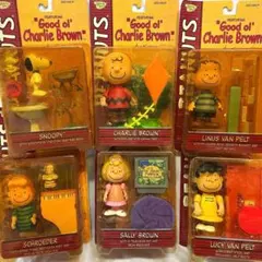 【廃盤　未開封】スヌーピー PEANUTS フィギュアセットのサムネイル