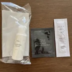 未使用・未開封 ORBIS オイルカットクレンジングリキッド 24ml、洗顔料2