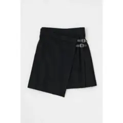 未使用品✦ฺ︎MOUSSY マウジー ラップスカート　黒