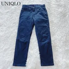 UNIQLO ユニクロ パンツ デニム スキニーパンツ ネイビー XS 短めのサムネイル