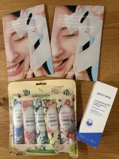 【未使用品】AESTURA 美容液、COSRXシートマスク、ハンドクリーム、のサムネイル