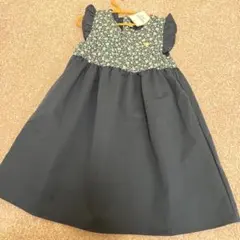 フラワープリント ノースリーブワンピース 130cm