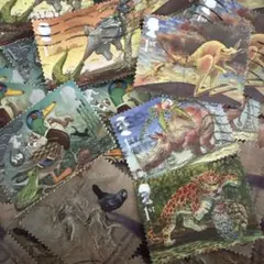 おしゃれな外国切手　イギリス　動物　生き物　6種　55枚　海外切手　紙もの