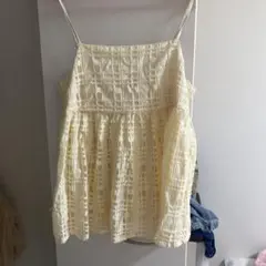 AMERICAN HOLIC アイボリー ビスチェLサイズ