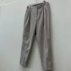 【a1720】オンワード樫山 スラックス テーパードパンツ XL グレー