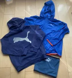 ☆PUMA ウインドブレーカー、パーカー、美品リバーシブルネックウォーマーセット