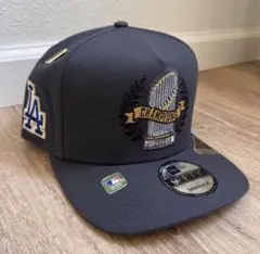 ドジャース　2025 ワールドチャンピオン　優勝パレード　選手着用　キャップ