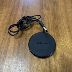 Elecom ワイヤレス充電器　ケーブル一体型　(5W 卓上　1m)