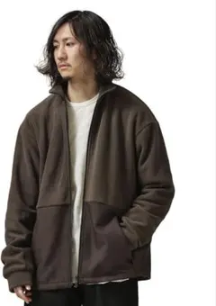 ナノユニバース　ogawa 別注コラボ　難燃フリース　ドッキングブルゾン　終売品のサムネイル