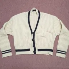 アイボリー GRL ニットカーディガン