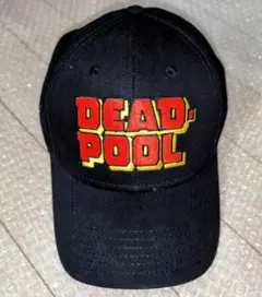 DEADPOOL デッドプール キャップ 帽子 黒 マーベル MARVEL